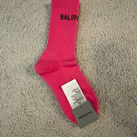Balenciaga Accessories - Balenciaga Pink Socks - Size M